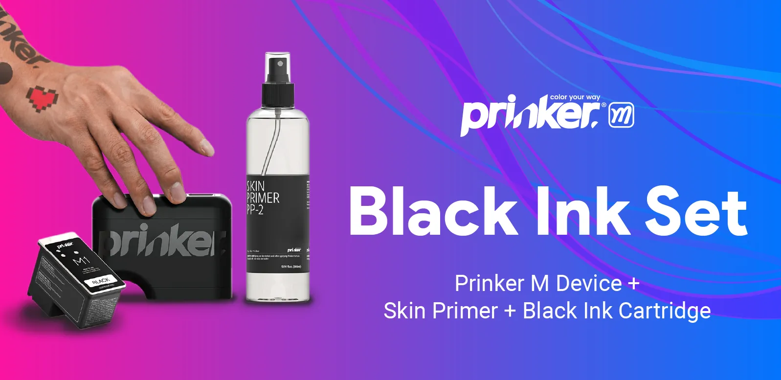 Prinker M Black Ink Set